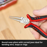 EINHELL Elektronikzangen-Set, 4-teilig schwarz/rot, 115 / 120 / 130 mm