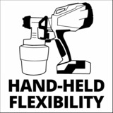 EINHELL Power X-Change Akku-Farbsprühsystem TC-SY 18/60 Li-Solo, Sprühpistole rot/schwarz, ohne Akku und Ladegerät