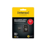 Intenso 32 GB microSDHC, Speicherkarte UHS-I U1, Class 10