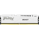Kingston FURY DIMM 16 GB DDR5-6000, Arbeitsspeicher weiß, KF560C36BWE2-16, Beast, AMD EXPO