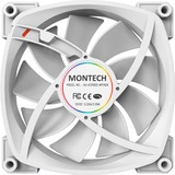 Montech AX120 PWM 120x120x25, Gehäuselüfter weiß, 3er Pack, 120 mm