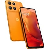 Motorola moto g15 128GB, Handy Sunrise Orange, Android 15, Kunstleder, 4 GB LPDDR4X