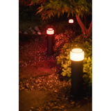 Philips HUE White & Color Ambiance Sockelleuchte Calla für den Außenbereich, LED-Leuchte schwarz