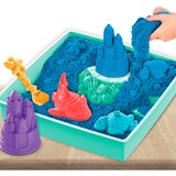 Spin Master Kinetic Sand - Sandbox Set blau, Spielsand 454 Gramm Sand