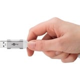 goobay Ethernet-Adapterkabel USB-A 3.2 Gen1 > RJ-45, Slim weiß, 15 Meter