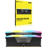 Corsair DIMM 32 GB DDR5-6000 (2x 16 GB) Dual-Kit, Arbeitsspeicher schwarz, CMH32GX5M2B6000C30, Vengeance RGB, INTEL XMP