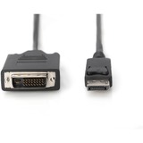 Digitus Adapterkabel DisplayPort > DVI-D schwarz, 2 Meter