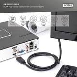 Digitus HDMI Premium High Speed Anschlusskabel, mit Ethernet, UHD 4K schwarz, 1 Meter