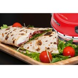 G3 Ferrari Pizzaofen Napoletana rot, 1.200 Watt, für Pizza Ø 31cm, 2 Steine