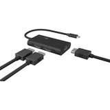 ICY BOX IB-AD1030-C, Adapter schwarz, USB Type-C, HDMI