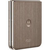 Motorola razr 60 Ultra 512GB, Handy Mountain Trail, Android, Holz-Finish, 16 GB LPDDR5X