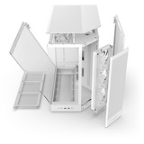 NZXT H9 Flow RGB , Tower-Gehäuse weiß (matt), Tempered Glass x 2