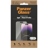 PanzerGlass Classic Fit Bildschirmschutz, Schutzfolie transparent, iPhone 14 Pro Max