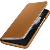 SAMSUNG Leather Flip Cover, Handyhülle braun, Samsung Galazxy Z Fold3 5G