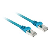 Sharkoon Patchkabel RJ45 Cat.6 SFTP blau, 1 Meter