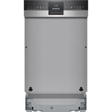 Siemens SR53ES25KE iQ300, Spülmaschine edelstahl (gebürstet)/schwarz, 45 cm, Home Connect