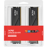 ADATA DIMM 48 GB DDR5-6000 (2x 24 GB) Dual-Kit, Arbeitsspeicher schwarz, AX5U6000C3624G-DTLABRBK, XPG Lancer Blade RGB, INTEL XMP, AMD EXPO