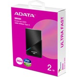 ADATA SE920 2 TB, Externe SSD schwarz, USB-C 4.0 (40 Gbit/s)