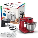 Bosch MUMS2ER01 Küchenmaschine rot, 700 Watt, Serie 2