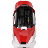 Cooler Master Sneaker X, Bench/Show-Gehäuse rot/weiß