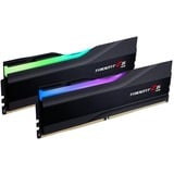 G.Skill DIMM 64 GB DDR5-6400 (2x 32 GB) Dual-Kit, Arbeitsspeicher schwarz, F5-6400J3239G32GX2-TZ5RK, Trident Z5 RGB, INTEL XMP