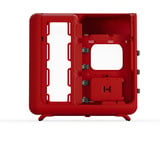 HYTE X50 Wild Cherry, Tower-Gehäuse rot, Tempered Glass