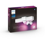 Philips Hue White & Color Ambiance Centris 3er-Deckenspot mit CrossDesign, LED-Leuchte weiß