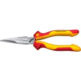 Wiha Flachrundzange Professional electric, Greifzange rot/gelb, mit Seitenschneider