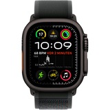 Apple Watch Ultra 2, Smartwatch schwarz, 49 mm, Trail Loop schwarz S/M, Titangehäuse, Cellular