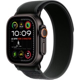 Apple Watch Ultra 2, Smartwatch schwarz, 49 mm, Trail Loop schwarz S/M, Titangehäuse, Cellular