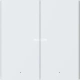 Aqara Smart Wall Switch H1 - zwei Wippen mit Neutralleiter, Taster weiß