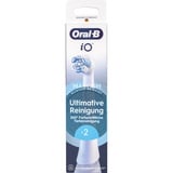 Braun Oral-B iO Ultimative Reinigung 2er, Aufsteckbürste weiß, Überlegene Plaque-Entfernung