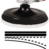 Einhell Polier- und Schleifmaschine CC-PO 1100/150 E, Poliermaschine rot/schwarz, 1.100 Watt