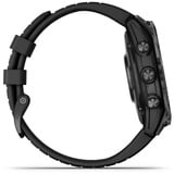 Garmin epix Pro (Gen 2) Standard Edition, Smartwatch schwarz/dunkelgrau, 47 mm, Silikon-Armband