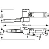 Hazet Bandschleifer 9033N-4 blau/schwarz