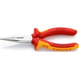 KNIPEX Flachrundzange 25 06 160 , Greifzange gezahnte Griffflächen