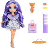 MGA Entertainment Rainbow High Pretty in Paris - Violet Willow, Puppe 