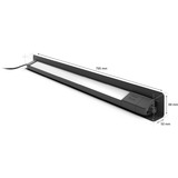 Philips HUE White & Color Ambiance Amarant lineare Außenleuchte, LED-Leuchte schwarz