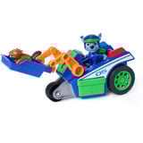 Spin Master Paw Patrol - Search & Rescue: Rockys Recycling-Fahrzeug mit 2 Figuren, Spielfahrzeug 