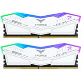 Team Group DIMM 32 GB DDR5-6000 (2x 16 GB) Dual-Kit, Arbeitsspeicher weiß, FF4D532G6000HC30DC01, Delta RGB, INTEL XMP