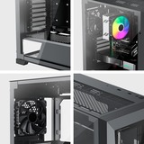 Xilence XILENT X X912.ARGB, Tower-Gehäuse schwarz, Tempered Glass