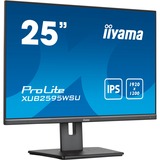 iiyama XUB2595WSU-B5, LED-Monitor 63 cm (25 Zoll), schwarz, WUXGA, IPS, HDMI, DisplayPort