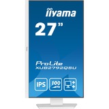 iiyama XUB2792QSU-W6, LED-Monitor 69 cm (27 Zoll), weiß (matt), WQHD, IPS, AMD Free-Sync, 100Hz Panel