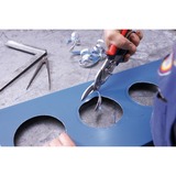 BESSEY Figuren-Schere D16L, Blechschere schwarz/rot, linksschneidend