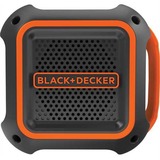 BLACK+DECKER 18 V Bluetooth-Lautsprecher schwarz/orange, Bluetooth, Klinke