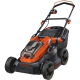 BLACK+DECKER Akku-Rasenmäher CLM3820L2, 36Volt schwarz/orange, 2x Li-Ionen Akku 2,0 Ah