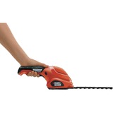 BLACK+DECKER Akku-Strauchschere GSL300 orange/schwarz, Li-Ionen Akku 1,1 Ah