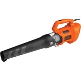 BLACK+DECKER Elektro-Axial-Gebläse BEBL185-QS, Laubgebläse orange/schwarz, 1.850 Watt