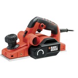 BLACK+DECKER Elektrohobel KW750K orange/schwarz, Koffer, 750 Watt