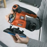 BLACK+DECKER Multischleifer KA280K orange/schwarz, 220 Watt, Koffer